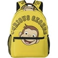 thumbnail image 6 of Curious George Rucksack, Backpack, Lightweight,, Travel, Multifunctional, Unisex, Celebration, Anime, Characters, Stylish, Present, as show, 6 of 7
