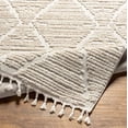 thumbnail image 4 of Mark&Day Area Rugs, 9x12 Tymbou Global Beige Area Rug, Ivory Carpet for Living Room, Bedroom or Kitchen (9'2" x 12'), 4 of 6