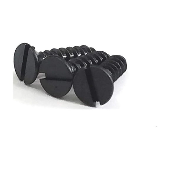 Slotted Wood Screws for Hinges - Oil Rubbed Bronze - #9 x 3/4" Inch