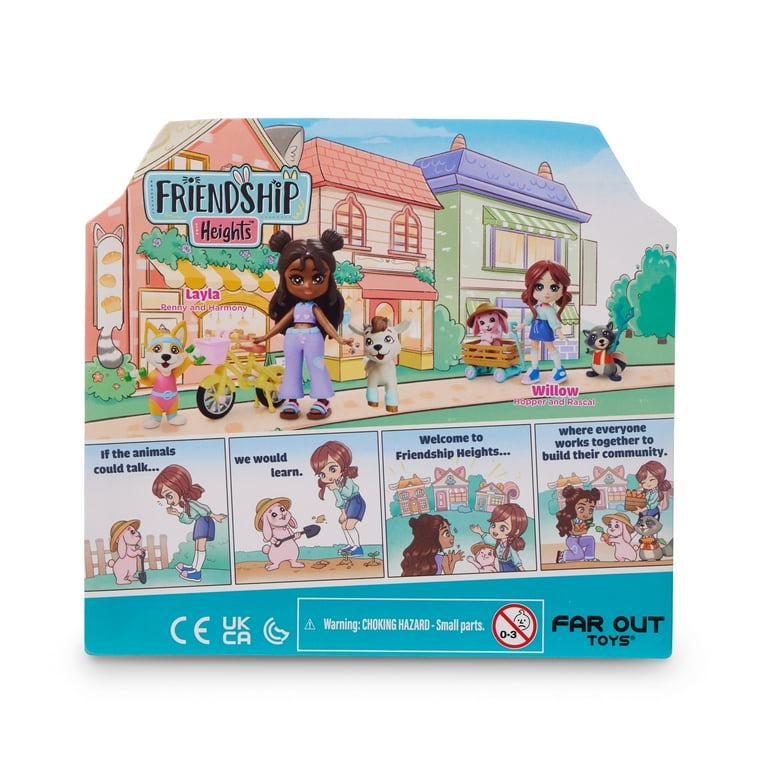 Friendship Heights Playset - Layla Doll & Animals Toy Set