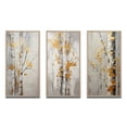 thumbnail image 2 of Designart "Tree Of Grey & Yellow III" Floral & Botanical Framed Wall Art Set Of 3 - Yellow Tree Monochrome Frame Gallery Wall Set For Home Decor, 2 of 6