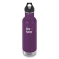 thumbnail image 3 of Klean Kanteen 1003103 Classic Stainless Steel Double Wall Insulated Water Bottle with Loop Cap, Coastal Waters, 3 of 11