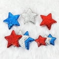 thumbnail image 7 of SLYNSHome 4th of July Party Favors Hair Accessories,Patriotic Red White Blue Glitter Star Hair Clips Independence Day Memorial Day Gift - Small, 7 of 7