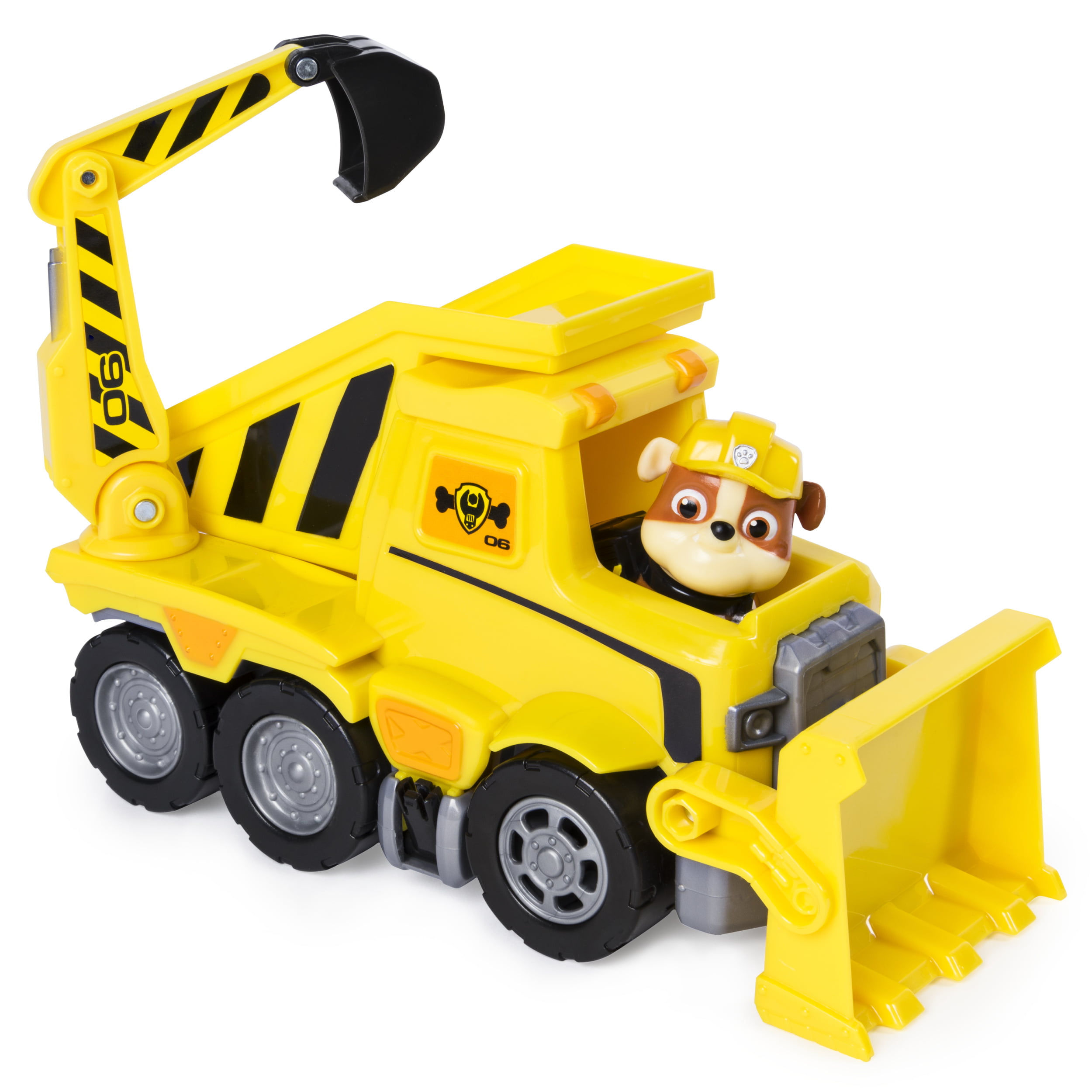 PAW PATROL 6045902 Rubbles Transforming Bulldozer with Pop-out Tools for Ages 3 and Up