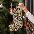 thumbnail image 5 of Sikiie Sunflowers Bee Christmas Stockings,18 Inches Christmas Stockings Xmas Hanging Stockings for Family Christmas Decorations & Gifts, 5 of 7