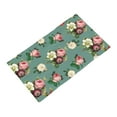 thumbnail image 2 of YFYANG Absorbent Towel, Soft Skin-Friendly Vintage Roses Floral Pattern Washcloth Bath Towel, Suitable for All Skin, 27.5 x 16-inch, 2 of 7