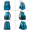 thumbnail image 4 of RTIC Lightweight Backpack Cooler, Light Blue, 15 Can, Portable Insulated Bag, for Men & Women, Great for Day Trips, Picnics, Camping, Hiking, Beach, or Park, 4 of 5