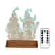 thumbnail image 3 of Lámpara de mesa 3D, adorno navideño, letrero de neón de pie, lámpara artesanal, decorativa, LED nocturna Estilo E, 3 of 9