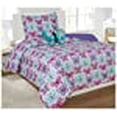 thumbnail image 2 of Fancy Linen Girls Comforter Set Butterfly Blue/Turquoise Purple New # Butterfly Blue (Twin Comforter), 2 of 2