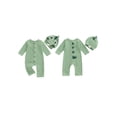 thumbnail image 2 of RUINIXCW Toddler Baby Boy Girl Dinosaur Costume Infant Boys Halloween Outfit Romper Spring Fall Winter Clothes Long Sleeve Button Up Jumpsuit Hat, 2 of 10