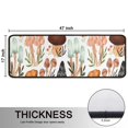 thumbnail image 5 of Kitchen Rugs Sets Of 2,Colorful Mushroom Leaf White Pattern Anti Fatigue Kitchen Mat Rugs Non Slip Washable,Decorative Kitchen Floor Mats for Kitchen,Sink,Laundry,17"x47"+17"x47", 5 of 5