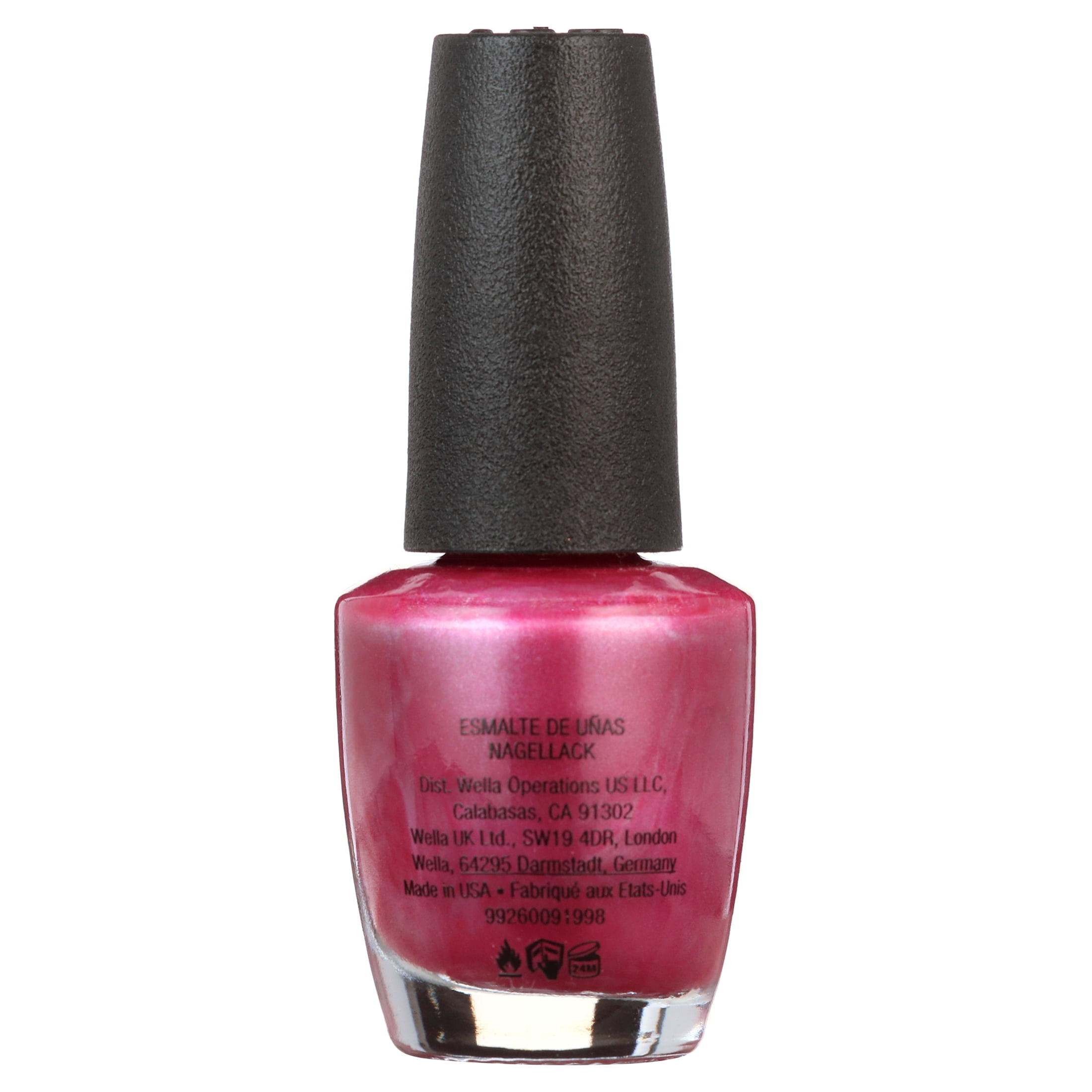 (2 pack) OPI Nail Lacquer, A Rose At Dawn Broke By Noon, Shimmery Dark Mauve Nail Polish, 0.5 fl oz