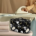 thumbnail image 2 of HELLHERO Light Clothes Iron Storage Case Skulls Daisies Easy Storage Cleaning Fits Traveling Outing Halloween(Bag Only), 2 of 6