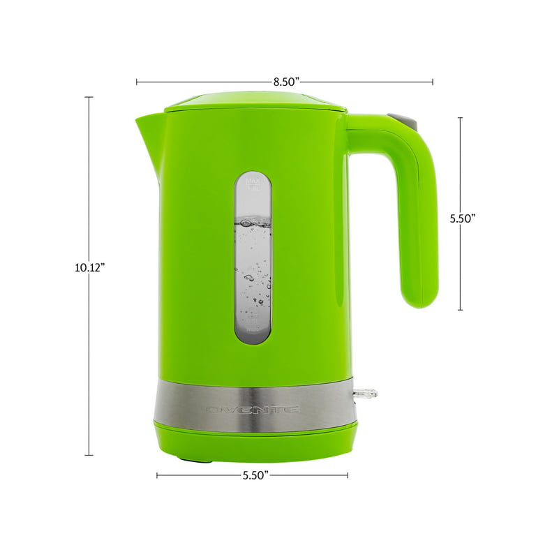Ovente Electric Hot Water Kettle 1.8 Liter with Prontofill Lid
