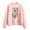 Pink, variant on Durtebeua Long Sleeve Crewneck Pullover Casual Tops Womens Sweatshirts Trendy