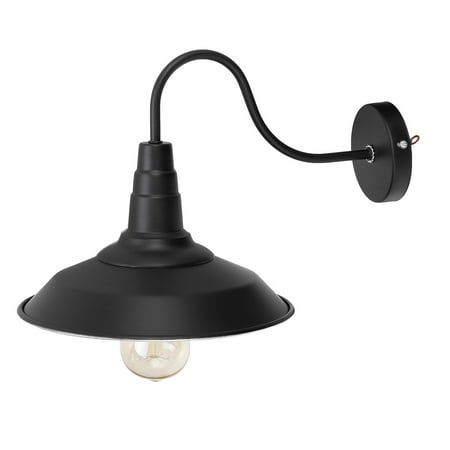 Metal Indoor Outdoor Wall Sconce Lighting Gooseneck Barn Lights Loft Metal Indoor Outdoor Wall Sconce Lighting Gooseneck Barn Lights Loft Vintage Lamp Fixture Lampshade Diy