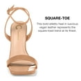 thumbnail image 6 of Journee Collection Womens Dorian Tru Comfort Foam Open Toe High Stiletto Pumps, 6 of 6