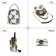 thumbnail image 3 of joogoo Women French Bulldog with Basketball Chain Crossbody Bags Shoulder Handbag Phone Purse, 3 of 5
