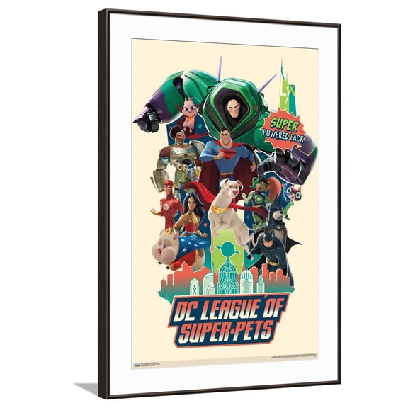 DC Comics Movie DC League of Super-Pets - Partners Canvas Wall Poster, 22.375" x 34"