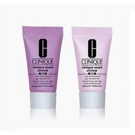 Clinique Smart Clinical MD Multi-Dimensional Age Transformer Duo Resculpt + Revolumize, 0.24 oz each