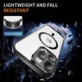 thumbnail image 4 of Decase Magnetic Case for iPhone 14 Pro Max,Compatible with Mag-safe,Military-Grade Protection,Slim Stylish Non-Yellowing Shockproof Case for iPhone 14 Pro Max,Clear Anti-Scratch Back Cover,Black, 4 of 6