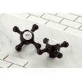 thumbnail image 2 of Kingston Brass KS5535BX 8 Inch -18 Inch Widespread Roman Tub Filler - Oil Rubbed Bronze, 2 of 4