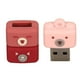 thumbnail image 3 of Unidad Flash USB de Dibujos Animados Apariencia de Oso Plug and Play Compatible con Unidad Flash USB 2.0 de Intercambio en Caliente Disco U Resistente a Golpes para PC C 128G, 3 of 12