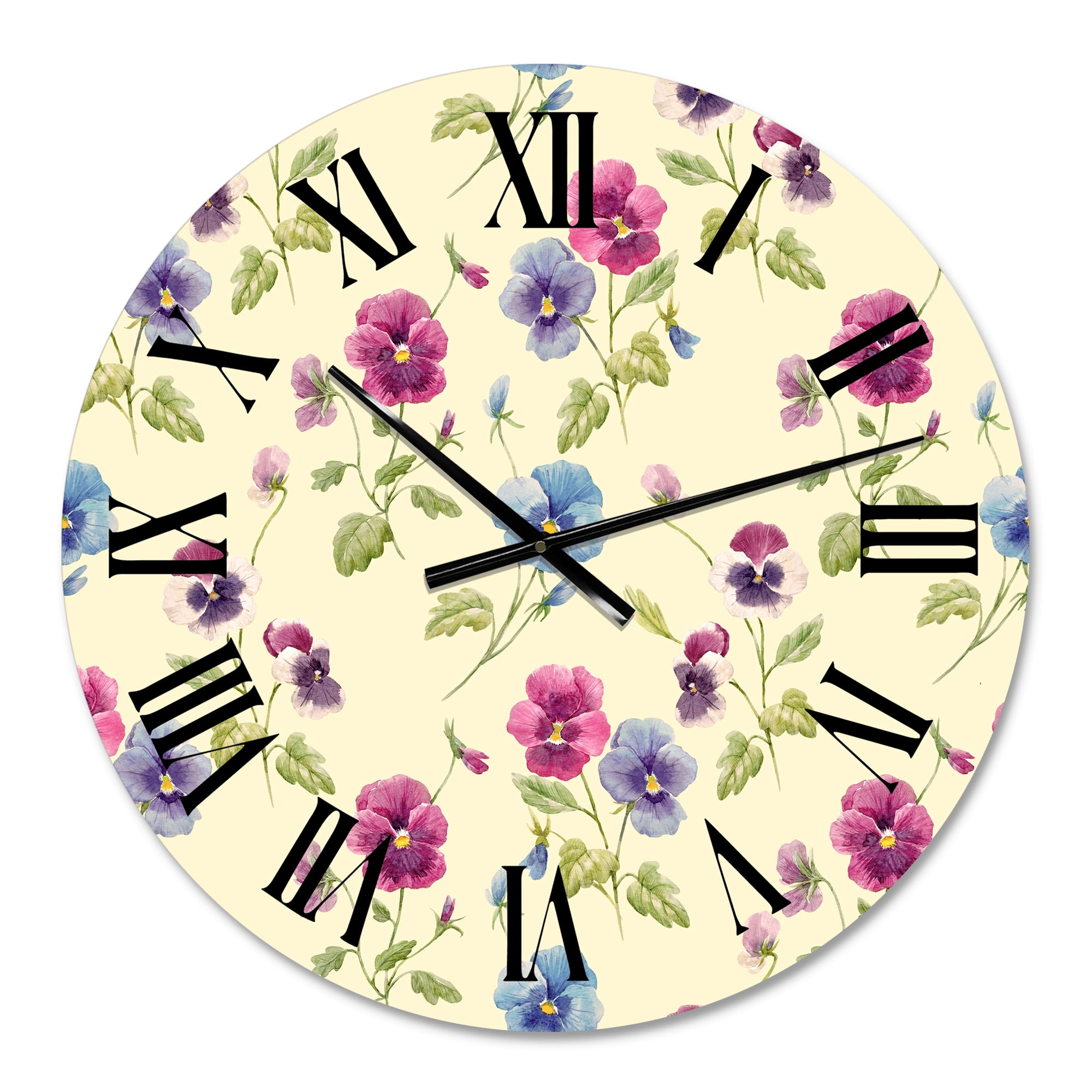 Designart 1 in Quartz Traditional Wall Clock