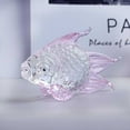 thumbnail image 1 of CNKOO Glass Fish Shape Table Decor Portable Replacement Vivid Lifelike Colorful Home Computer Desk Ornament Decoration Green, 1 of 7