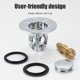 thumbnail image 4 of Tapón De Fregadero, Tapón De Drenaje Universal, Tapón De Fregadero De Acero Inoxidable, Tapón De Fregadero, Tapón De Drenaje Universal Para Lavabo De Encimera, Tapón De Baño, 4 of 8