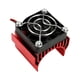 thumbnail image 2 of Ventilador de refrigeración de metal estable y resistente para motores 540, 550, 3650, 3660 y 3674, repuestos en rojo., 2 of 6
