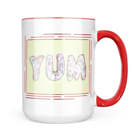 

Neonblond Yum Glazed Doughnuts Donuts Mug gift for Coffee Tea lovers