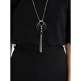 thumbnail image 4 of QUIZ - Women's Black Dolman Sleeve Necklace Jumpsuit, 4 of 4