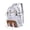 Grey, variant on GobdXE Back To School Unisex Student Solid Multi Strap Tactical Backpack Large Capacity Water Resistant Daypack Size:One Size