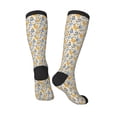 thumbnail image 4 of Fotbe Funny Chicken print Women's Men's Novelty Crew Socks Cotton Socks Knee High Socks for Walking,Running,Nurses,Pregnancy, 4 of 9