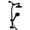 Matte Black, variant on Westbrass SCH900-62 Shower Kit with Slide Bar, Diverter, 5-Function Spray Fixed Shower Head & Hand Shower and 5 Ft. Hose, Matte Black