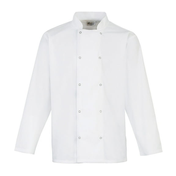 Premier Adult Stud Front Long-Sleeved Chef Jacket