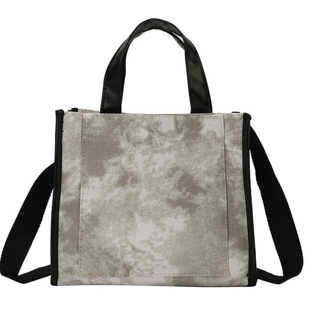 Bolso femenino sencillo y versátil, bandolera oblicua de gran capacidad Gris