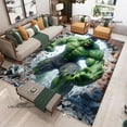 thumbnail image 6 of FUBUKED Green Hero Rug Ultra Soft Cartoon Rugs for Bedroom Bathroom Home Living Room Cute Doormat Crystal Velvet Carpets Floor Sofa Mat, 6 of 9