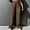 Brown, variant on Women Warm Polar Fleece Joggers Thick Thermal Plus Size Sweatpants Wide Leg Straights Loungewear High Waist Pants