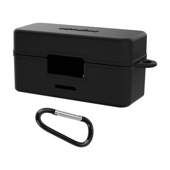TFixol Sunnylife DJI Mic 2 Protective Cover - Shockproof, Lightweight, and Portable Charging Case with Hiking Buckle, Soft Rubber Material, Precise Fit for Wireless Microphone Accessories.