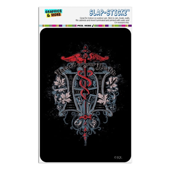 Hazard To Your Health Caduceus Biker Motorcycle Chopper Home Business Office Sign