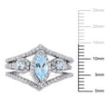 thumbnail image 2 of Everly Women's Topaz Sterling Silver Ring, 2 of 7