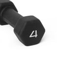 thumbnail image 3 of CAP Barbell, Black Neoprene Dumbbell, 4lb, Single, 3 of 6