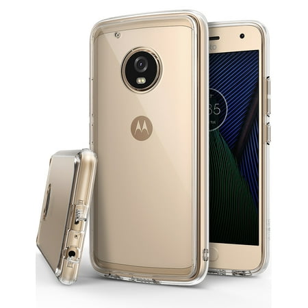Motorola Moto G5 Plus Case, Ringke [FUSION] Crystal Clear PC Back TPU Bumper Case -