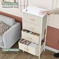 thumbnail image 4 of Pellebant Beige 5-Drawer Dresser Household Vertical Storage Tower Chest, 4 of 8