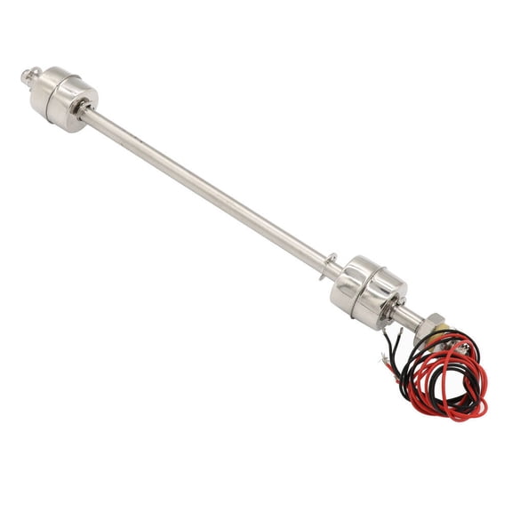 2PC Liquid Water Level Sensor Stainless Steel Double Ball Float Switch Tank Pool USA