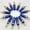 Colored lapis lazuli, variant on Natural Stone 50pcs Gold Hexagonal Column Pendants for Jewelry Making Wholesale-White glass
