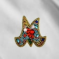 thumbnail image 4 of Christmas Letters Keychain 26 Letters Rhinestone Pendant, 4 of 8