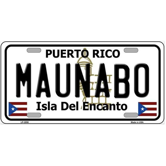 Maunabo Puerto Rico Novelty License Plate LP-2858